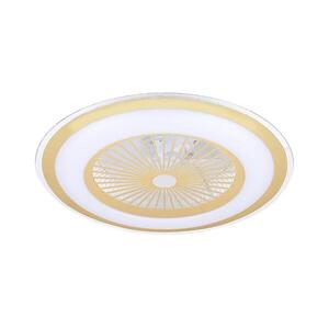 LED Dimmelhető mennyezeti lámpa látorral ZEPHYR LED/48W/230V arany + távirányító ML1517 kép