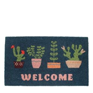 Kókuszrost lábtörlő 73x43 cm Welcome Plants – Rex London kép