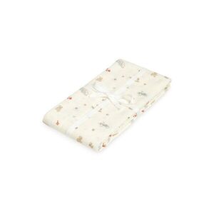 Világossárga bio pamut pólya gyerek takaró 120x120 cm Off-White – Cam Cam Copenhagen kép