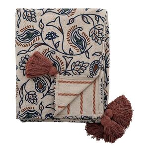 Pamutkeverék takaró 130x160 cm Paisley – Bloomingville kép