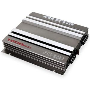 2-csatornás Auna AB-250 autoerősítő, hidalt 1200W kép