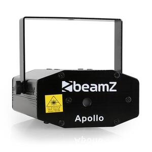 Mini lézer Beamz Apollo, multipoint effektus, piros és zöld kép