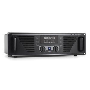 Skytec AMP–2000 PA–erősítő 3200W fekete végfokerősítővel kép