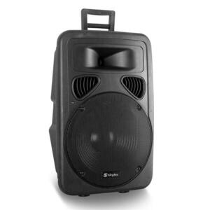 Passzív 38 cm-es PA hangszóró Skytec, ABS, 600 W kép