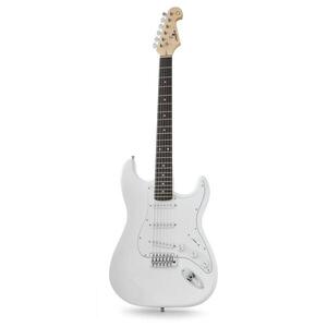 Chord CAL63 elektromos gitár, fehér, 6 húros, éger/jávorfa kép