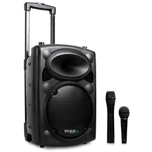 Mobilis PA rendszer Ibiza Port 10 VHF-N 500 W, akku, kerekes, bluetooth kép