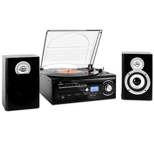 Auna TT-190 sztereó berendezés, gramofon, MP3 felvétel kép