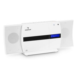 Auna V-20 DAB, függőleges sztereó rendszer, bluetooth, NFC, CD, MP3, USB, DAB+ és UKW tuner kép
