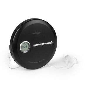 OneConcept CDC 100MP3 discman, hordozható CD-lejászó, LCD ASP, basszus erősítő, 2x1, 5V; fekete kép