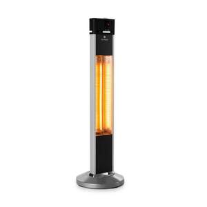Blumfeldt Heat Guru infravörös hősugárzó, 2000 W, 3 melegítő fokozat, állványos, távirányító, ezüst kép