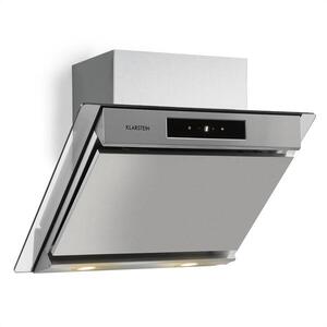 Klarstein Balzac 60, páraelszívó, 60 cm, 210 W, 640 m³/ó, LED, érintőképernyős, rozsdamentes acél, üveg kép