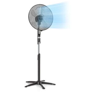 Klarstein Summer Vibe, álló ventilátor, 16", 55 W, 2040 m³/h, 65°-os oszcilláció , fekete kép