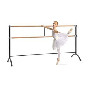 KLARFIT Barre Marie, dupla balett rúd, szabadon álló, 220x113 cm, Ø 2x38 mm kép