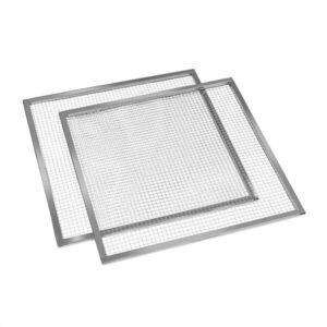 Klarstein Master Jerky 24, szárító rácsok, 2db, 67 x 67 cm, rozsdamentes acél, ezüst kép