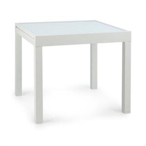 Blumfeldt Pamplona extension, kerti asztal, 180 x 83 cm max., alumínium, üveg, fehér kép