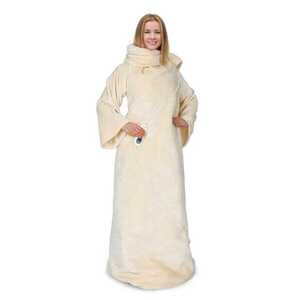 Klarstein Slanket Elektromos takaró ujjakkal 120W 155x180cm Coral Fleece kép