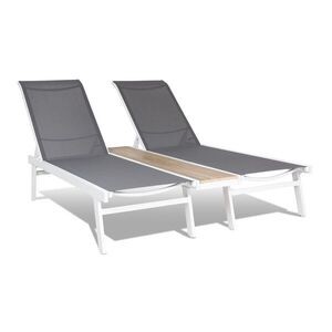 Blumfeldt Pompei, Napozóágy, Lounger, 2 fő részére, Alumínium tárolórekesz kép