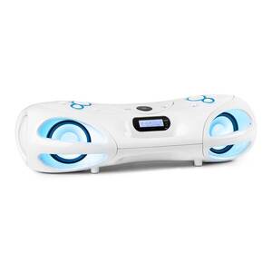 Auna Spacewoofer DAB Boombox CD-lejátszó DAB+ UKW Bluetooth távirányító LED kép