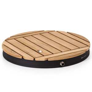 Blumfeldt Sumatra Teak Round, kerti zuhanyzó, alumínium, teakfa, fogantyú kép