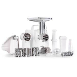 Klarstein Mighty Mince 500, elektromos húsdaráló, 1361 W, 3 perforált acéltárcsával kép