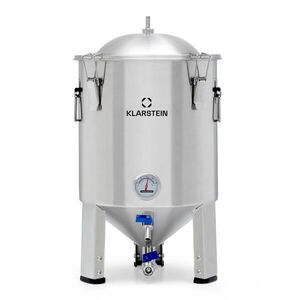 Klarstein Gärkeller Pro, erjesztőedény, 15 l, élesztő leeresztő szelep, rozsdamentes acél kép