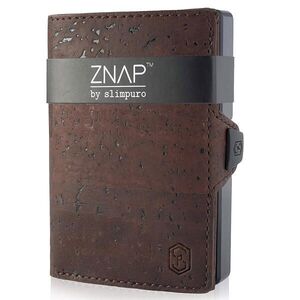 Slimpuro ZNAP, vékony pénztárca, 8 kártya, érmetartó, 8, 9 x 1, 5 x 6, 3 cm (SZ x M x M), RFID védelem kép