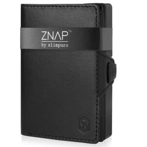 Slimpuro ZNAP Slim Wallet, 12 kártya, érmés rekesz, 8, 9 x 1, 8 x 6, 3 cm (Sz x Ma x Mé), RFID-védelem kép