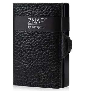Slimpuro ZNAP, vékony pénztárca, 12 kártya, érmetartó, 8, 9 x 1, 8 x 6, 3 cm (SZ x M x M), RFID védelem kép