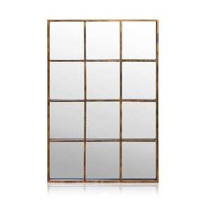 Casa Chic Soho francia tükör Téglalap alakú fém keret 90 x 60 cm Vintage kép