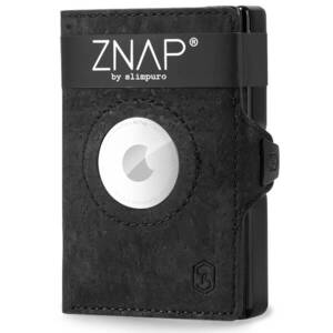Slimpuro ZNAP Airtag pénztárca 12 kártyával, érmetartóval, 8, 9 x 1, 8 x 6, 3 cm (SzxMxM), RFID védelemmel kép
