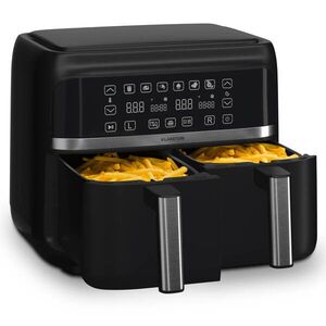 Klarstein VitaFry Duo forró levegős fritőz 7, 6 liter, 2 főzőzóna, 6 program kép