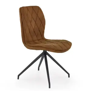 Szék K237 szövet/fém barna 49x62x90 kép