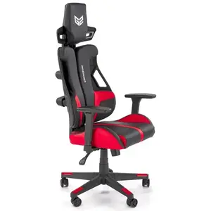 Irodai gaming szék Nitro fekete/piros kép
