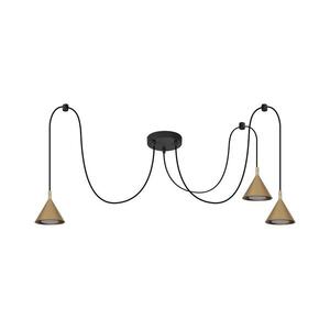 Brilagi - Kábelre függesztett csillár CONE TRIPLE SPIDER 3xGX53/15W/230V arany WO-E14-G12-GLD-OEM kép
