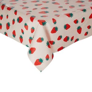WATERPROOF lemosható asztalterítő 130x160 cm , eper kép