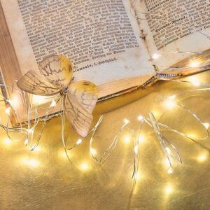 TWINE LIGHTS LED égősor USB csatlakozóval, átlátszó 100 égő kép