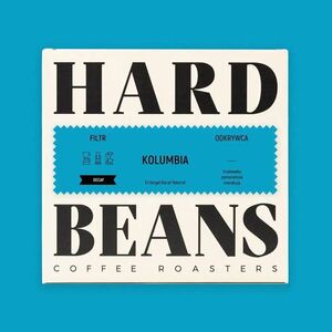 Hard Beans Columbia El Vergel Tolima natural Filter, Decaf, 250 g kép