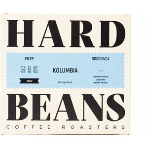 Hard Beans Columbia El Vergel Filter, Decaf, 250 g kép
