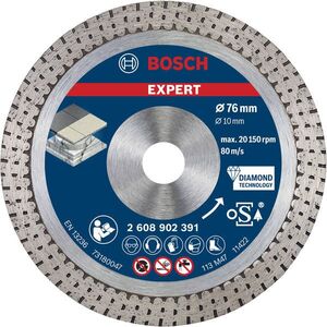BOSCH EXPERT gyémánt vágókorong Hard Ceramic 76 × 1, 5 × 10 mm, 2.608.902.391 kép