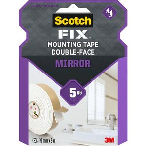 3M Scotch-FIX™ Tükörrögzítő kétoldalas ragasztószalag 4496W-1950-P, 19 mm × 5 m kép