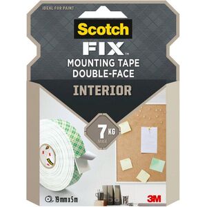 3M Scotch-FIX™ Beltéri kétoldalas rögzítőszalag 4496G-1950-P, 19 mm × 5 m kép