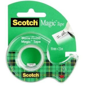 Scotch Magic 19 mm x 7, 5 m, címkézhető, eldobható letekercseléssel kép