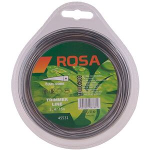 ROSA damil fűkaszához, 2, 4 mm x 15 m, négyzet alakú, nejlon közép kép