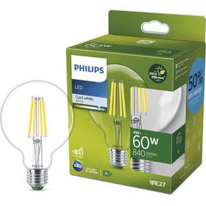 Philips LED 60 W, G95, E27, 4000 K, CL UE SRT4 kép