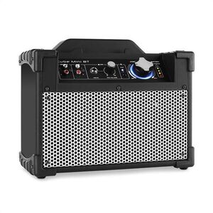 DJ-Tech Mini Cube BT, hordozható PA hangfal, bluetooth, USB, AUX, fekete kép