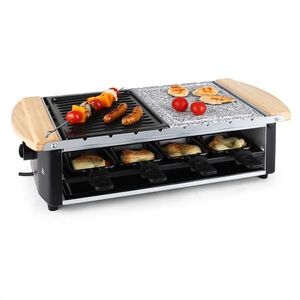 Klarstein raclette grillező, természetes kőlap, grillező lap kép