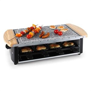 Klarstein raclette grillező természetes kőlappal, 8 fő, 1200 W kép