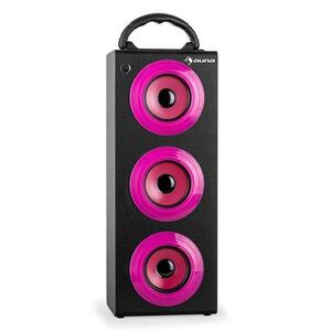 Auna Beachgirl XXL Bluetooth hangfal, rózsaszín, USB, SD, AUX, FM kép