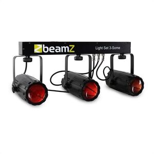 Beamz 3-Some, világítószett, 4 részes, LED kép