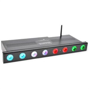 Beamz Professional Wi-Bar, LED léc, 8 x 3 W, tri-color, DMX, vezeték nélküli kép